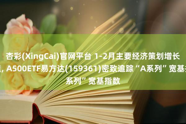 杏彩(XingCai)官网平台 1-2月主要经济策划增长加速， A500ETF易方达(159361)密致追踪“A系列”宽基指数