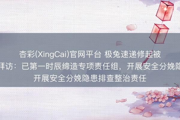 杏彩(XingCai)官网平台 极兔速递修起被国度邮政局立案拜访：已第一时辰缔造专项责任组，开展安全分娩隐患排查整治责任
